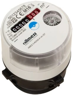Allmess Koax 2 Austauschwasserzähler 0431112206 MES 3K KU+m, Q3 2,5, DN 15, Kalt Bis 30 °C, 75mm