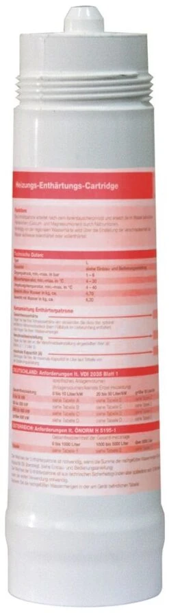 BWT Kartusche 12523 Small, Bei 20 °dH, 150 L, Härte Reduzierend