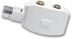 Bemm Softline M-Ventil ZMUVESW5 Eck, DN 15 X 50 Mm, Weiß, Mit Thermostat Puro