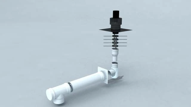 Bertrams Polyline LAS Standardbausatz 3 41STB60-80-3 DN 60/100, LAS DN 60-80 EW, Mündung PE 3 Bertrams Polyline LAS Standardbausatz 3 41STB60-80-3 DN 60/100, LAS DN 60-80 EW, Mündung PE