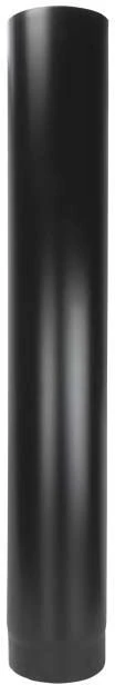 Bertrams ST-Pu Rauchrohr 08RL1000-160L 1000 Mm, Ø 160 Mm, Pulverbeschichtet, Schwarz
