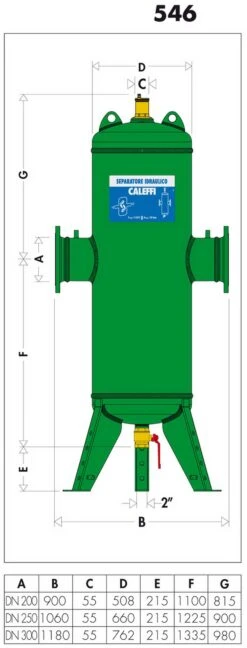 Caleffi DiscalDirt Mikroblasen-Schlammabscheider 546300 DN 300, Stahl-Gehäuse, Flanschanschlüsse, Ohne Isolierung -Geberit Store Caleffi DiscalDirt Mikroblasen Schlammabscheider 546300 DN 300 Stahl Gehaeuse Flanschanschluesse ohne Isolierung 1