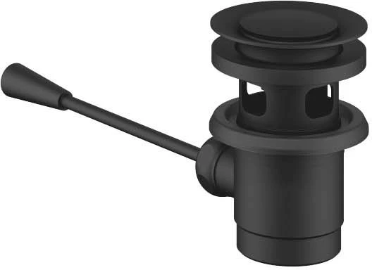 Dornbracht Ablaufgarnitur 10300970-33 1 1/4", Länge Kniehebel 185mm, Schwarz Matt 3 Dornbracht Ablaufgarnitur 10300970-33 1 1/4", Länge Kniehebel 185mm, Schwarz Matt