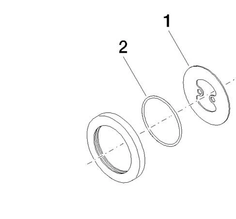 Dornbracht Rosette 12720660-06 Ø 70 Mm, Platin Matt 4 Dornbracht Rosette 12720660-06 Ø 70 Mm, Platin Matt – Bild 2