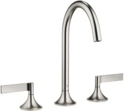 Dornbracht Vaia Dreiloch-Armatur 20713819-06 Für Waschtisch, Mit Ablaufgarnitur, Platin Matt