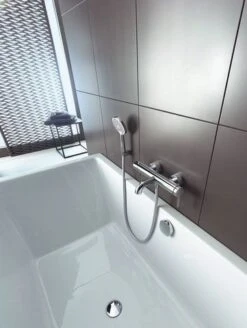 Duravit C.1 Aufputz Einhebel-Wannenmischer C15230000010, Chrom, Mit Umstellventil -Geberit Store Duravit C.1 Aufputz Einhebel Wannenmischer C15230000010 chrom mit Umstellventil 8