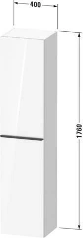 Duravit D-Neo Hochschrank DE1328L1616 40 X 36 Cm, Eiche Schwarz, 1 Türe, Links, 5 Glasfachböden 7 Duravit D-Neo Hochschrank DE1328L1616 40 X 36 Cm, Eiche Schwarz, 1 Türe, Links, 5 Glasfachböden – Bild 5