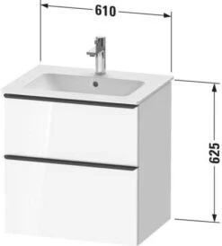 Duravit D-Neo Waschtisch-Unterschrank DE436102121 61 X 46,2 Cm, Nussbaum Dunkel, Wandhängend, 1 Schubkasten, 1 Auszug 15 Duravit D-Neo Waschtisch-Unterschrank DE436102121 61 X 46,2 Cm, Nussbaum Dunkel, Wandhängend, 1 Schubkasten, 1 Auszug -Geberit Store Duravit D Neo Waschtisch Unterschrank DE436102121 61 x 462 cm Nussbaum Dunkel wandhaengend 1 Schubkasten 1 Auszug 6