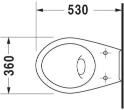 Duravit Duraplus Cascade Wand-WC 0206090000 36x53cm, 6,0 L, Cascade-Technik, Weiß -Geberit Store Duravit Duraplus Cascade Wand WC 0206090000 36x53cm 60 l Cascade Technik weiss 2