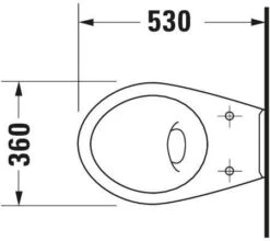 Duravit Duraplus Cascade Wand-WC 0206090000 36x53cm, 6,0 L, Cascade-Technik, Weiß -Geberit Store Duravit Duraplus Cascade Wand WC 0206090000 36x53cm 60 l Cascade Technik weiss 5
