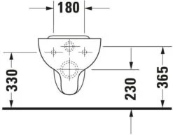Duravit Duraplus Cascade Wand-WC 0206090000 36x53cm, 6,0 L, Cascade-Technik, Weiß -Geberit Store Duravit Duraplus Cascade Wand WC 0206090000 36x53cm 60 l Cascade Technik weiss 6