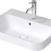 Duravit Happy D.2 Aufsatz-Waschtisch 2360601360 60 X 46 Cm, Geschliffen, Ohne Hahnloch, Mit Überlauf, Hahnlochbank, Anthrazit Matt -Geberit Store Duravit Happy D.2 Aufsatz Waschtisch 2360601360 60 x 46 cm geschliffen ohne Hahnloch mit Ueberlauf Hahnlochbank anthrazit matt
