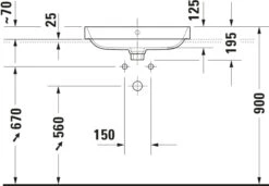 Duravit Happy D.2 Aufsatz-Waschtisch 2360601360 60 X 46 Cm, Geschliffen, Ohne Hahnloch, Mit Überlauf, Hahnlochbank, Anthrazit Matt -Geberit Store Duravit Happy D.2 Aufsatz Waschtisch 2360601360 60 x 46 cm geschliffen ohne Hahnloch mit Ueberlauf Hahnlochbank anthrazit matt 2