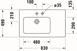 Duravit Me By Starck Möbel-Waschtisch 23458300601 83x49cm, Becken Links, Mit Überlauf, Hahnlochbank, Ohne Hahnloch, Weiß, WonderGliss 15 Duravit Me By Starck Möbel-Waschtisch 23458300601 83x49cm, Becken Links, Mit Überlauf, Hahnlochbank, Ohne Hahnloch, Weiß, WonderGliss -Geberit Store Duravit Me by Starck Moebel Waschtisch 23458300601 83x49cm Becken links mit Ueberlauf Hahnlochbank ohne Hahnloch weiss WonderGliss 3