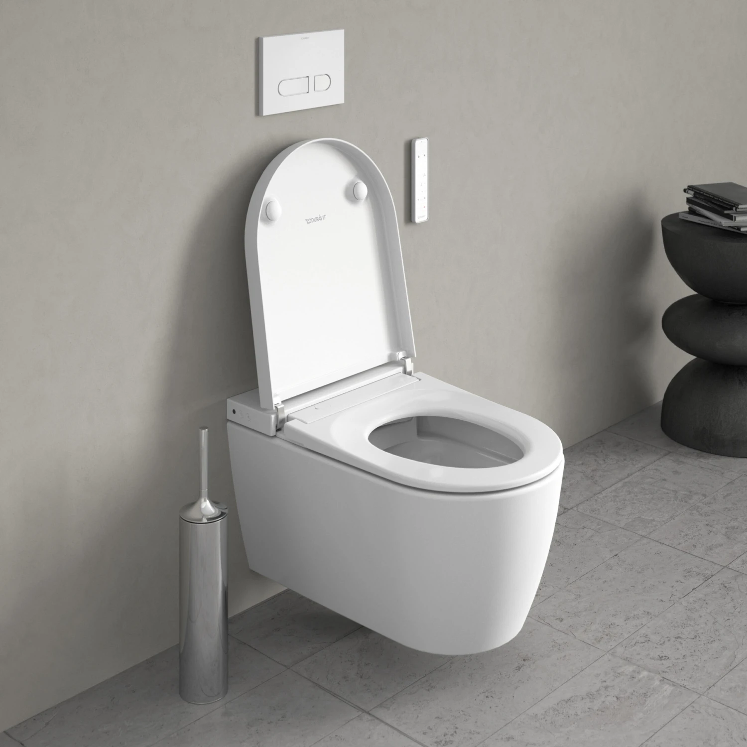 Duravit SensoWash Stark F Plus Dusch WC 650000012004320 Komplettanlage, Mit Sitz, Rimless, Weiß 5 Duravit SensoWash Stark F Plus Dusch WC 650000012004320 Komplettanlage, Mit Sitz, Rimless, Weiß – Bild 3