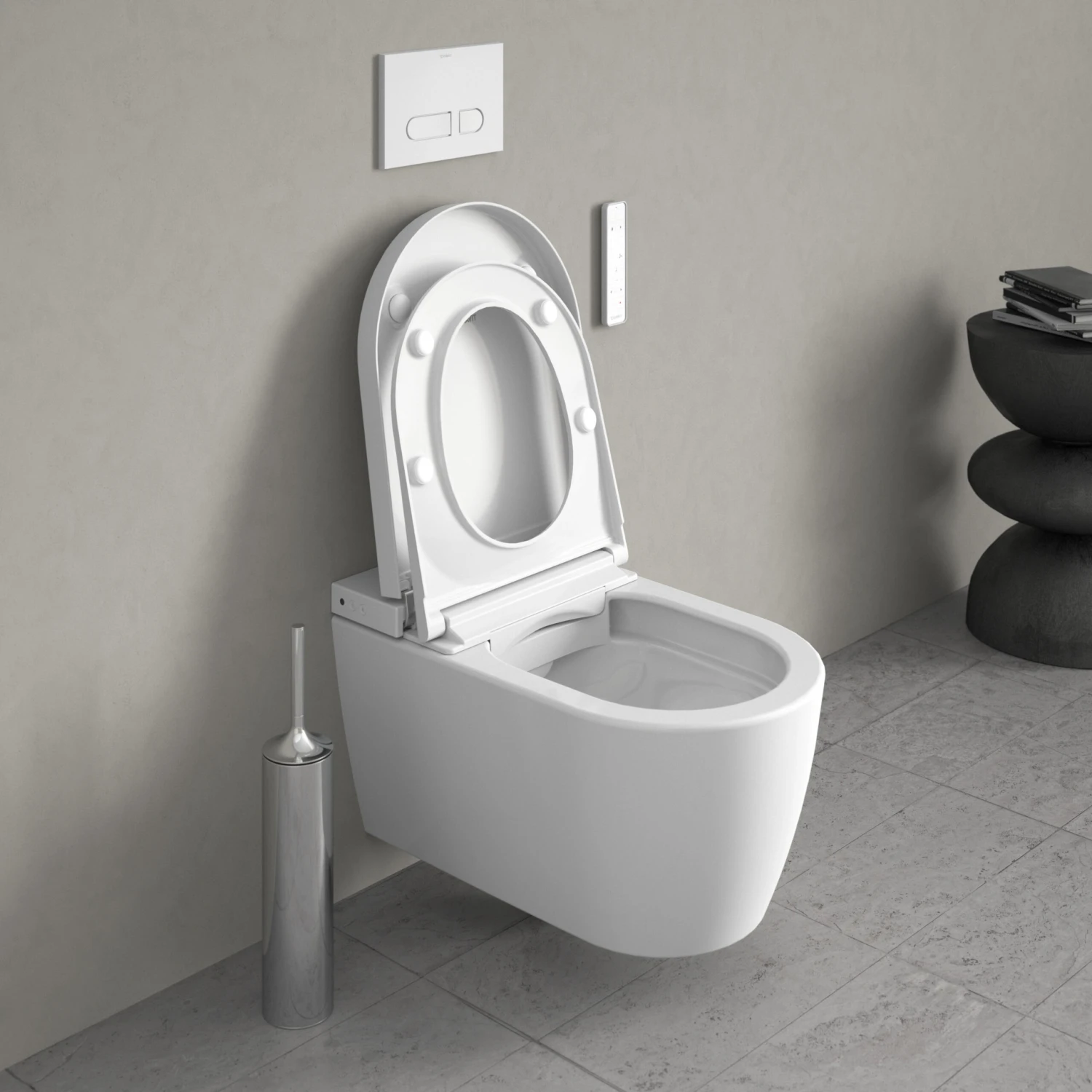 Duravit SensoWash Stark F Plus Dusch WC 650000012004320 Komplettanlage, Mit Sitz, Rimless, Weiß 6 Duravit SensoWash Stark F Plus Dusch WC 650000012004320 Komplettanlage, Mit Sitz, Rimless, Weiß – Bild 4