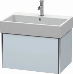 Duravit XSquare Waschtisch-Unterschrank XS409409797 68,4x39,7x46cm, 1 Auszug, Lichtblau Seidenmatt