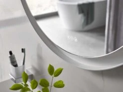 Emco Round LED-Lichtspiegel 441300909 Ø 900 Mm, Weiß, 3 Touchsensoren, Umlaufende LED-Beleuchtung -Geberit Store Emco Round LED Lichtspiegel 441300909 o 900 mm weiss 3 Touchsensoren umlaufende LED Beleuchtung 7