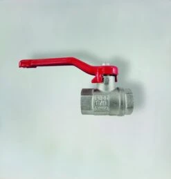 Fukana Kugelhahn 1/2" 53091 Rot, IG X IG 1/2", Hebelgriff, DIN 50930-6