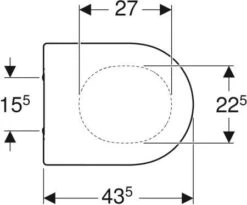 Geberit Acanto Slim WC-Sitz 500605012 Weiss, Mit Absenkautomatik Und Quick-release -Geberit Store Geberit Acanto Slim WC Sitz 500605012 weiss mit Absenkautomatik und quick release 2