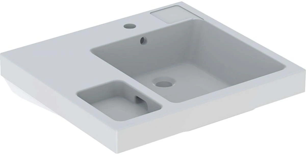 Geberit Bambini Waschtisch 162700000 60 X 55 Cm, Mit Hahnloch Rechts, Mit Überlauf, Weiß 3 Geberit Bambini Waschtisch 162700000 60 X 55 Cm, Mit Hahnloch Rechts, Mit Überlauf, Weiß