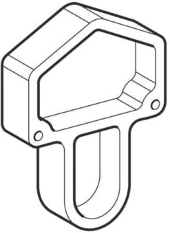 Geberit Bauschutz Für WWC Befestigung 241522001 Höhenverstellbares Element