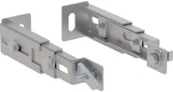 Geberit Duofix Fußbefestigung 111064001 Verzinkt, Tiefenverstellbar, Für Rückwand, 2 Stück