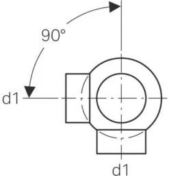 Geberit Pe Zweifach-Kugelabzweig 365325161 DN 70/70, 88,5Grad Anschlüsse 90Grad, PE-HD -Geberit Store Geberit Pe Zweifach Kugelabzweig 365325161 DN 70 70 885Grad Anschluesse 90Grad PE HD 2