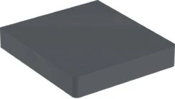 Geberit Renova Comfort Abdeckplatte 808627000 27 X 5 X 30 Cm, Grafit Matt