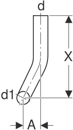 Geberit Spülbogen 118126111 14 Cm Nach Links Abgekröpft, 90Grad, D= 50mm, 28x21cm, Weiß 5 Geberit Spülbogen 118126111 14 Cm Nach Links Abgekröpft, 90Grad, D= 50mm, 28x21cm, Weiß – Bild 3