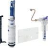Geberit Twinline Umbauset 240835001 Baujahr 1978-87, Für Modell 10.400/10.800, Für 2-Mengen-Spülungen -Geberit Store Geberit Twinline Umbauset 240835001 Baujahr 1978 87 fuer Modell 10.400 10.800 fuer 2 Mengen Spuelungen