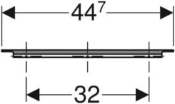 Geberit ICon Griff 502357JK1 44,7cm, Lava/pulverbeschichtet Matt -Geberit Store Geberit iCon Griff 502357JK1 447cm lava pulverbeschichtet matt 3