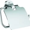 Grohe Essentials Papierhalter 40367001 Chrom, Mit Deckel -Geberit Store Grohe Essentials Papierhalter 40367001 chrom mit Deckel