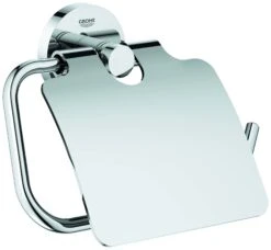 Grohe Essentials Papierhalter 40367001 Chrom, Mit Deckel