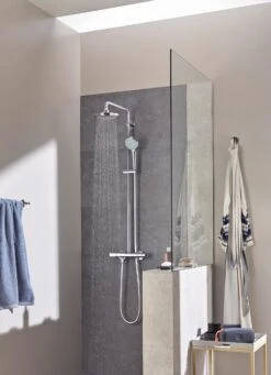 Grohe Euphoria 180 Duschsystem 27296001 Chrom, Aufputz-Brausethermostat -Geberit Store Grohe Euphoria 180 Duschsystem 27296001 chrom Aufputz Brausethermostat 7