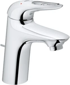 Grohe Eurostyle Waschtischarmatur 23374003 Chrom, Silkmove ES, Mittelstellung Kalt