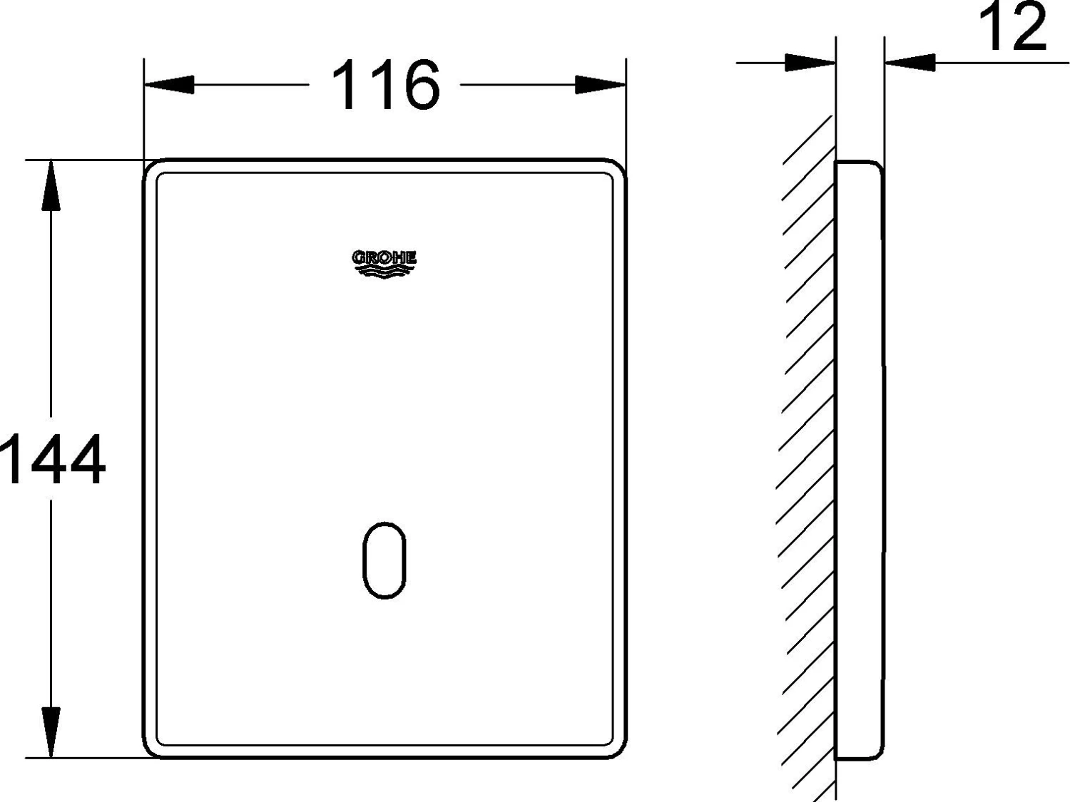 Grohe Tectron Skate Fertigmontageset 37321SH1 Alpinweiß, Urinal-Infrarot-Elektronik 4 Grohe Tectron Skate Fertigmontageset 37321SH1 Alpinweiß, Urinal-Infrarot-Elektronik – Bild 2
