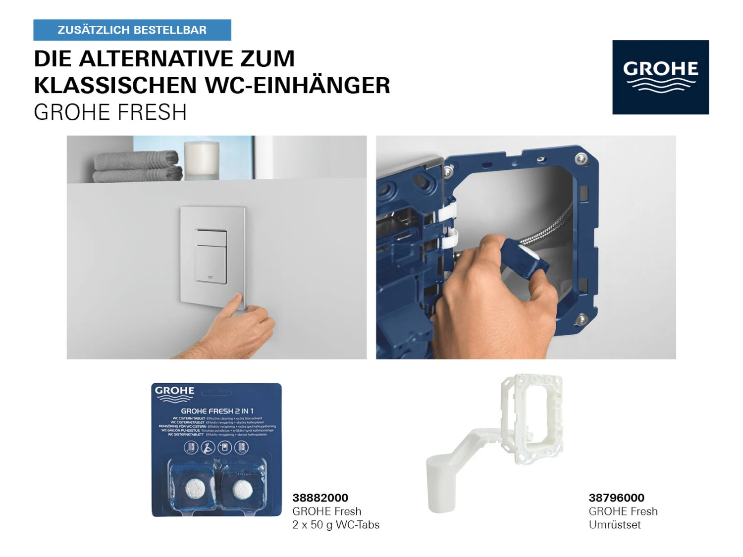 Grohe Wand-WC-Element Rapid SL 38528001 Bauhöhe 1,13 M, Spülkasten GD 2 5 Grohe Wand-WC-Element Rapid SL 38528001 Bauhöhe 1,13 M, Spülkasten GD 2 – Bild 3