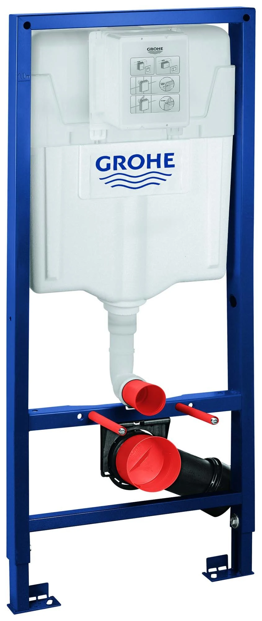 Grohe Wand-WC-Element Rapid SL 38528001 Bauhöhe 1,13 M, Spülkasten GD 2 3 Grohe Wand-WC-Element Rapid SL 38528001 Bauhöhe 1,13 M, Spülkasten GD 2