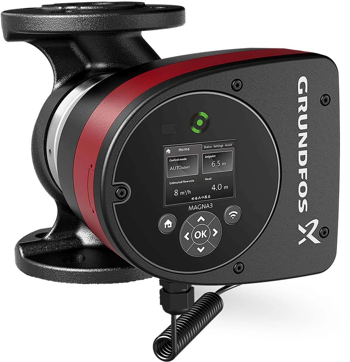 Grundfos Magna3 Heizungsumwälzpumpe 97924643 32-100F, 220 Mm, PN 16, 230 V 3 Grundfos Magna3 Heizungsumwälzpumpe 97924643 32-100F, 220 Mm, PN 16, 230 V