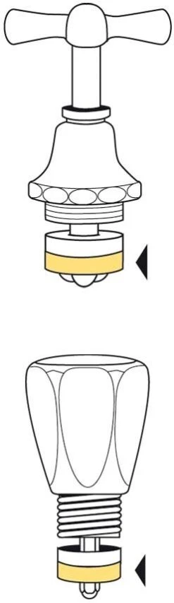 Geberit Store -Geberit Store HAAS Oha Qualitaets Wasserhahnscheibe 3520 20x4x45mm schwarz 1