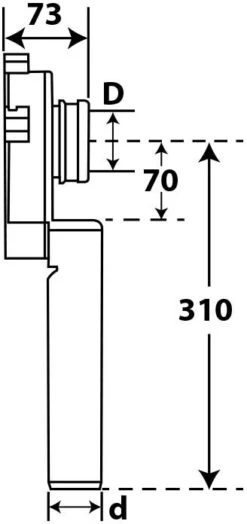 HAAS PE-Urinal-Absauge-Siphon 6290 DN 50, Ablauf Senkrecht, Weiß -Geberit Store HAAS PE Urinal Absauge Siphon 6290 DN 50 Ablauf senkrecht weiss 1