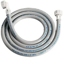 HAAS Zulaufschlauch 1718 3/8", Wandstärke 3,5mm, 2,5 M, Kunststoff, Für Wasch- Und Spülmaschine, Mit Dichtung