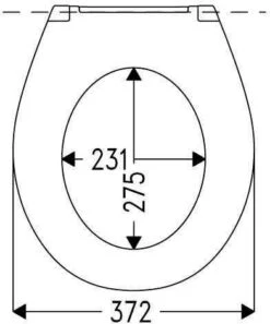 Haro WC-Sitz 506856 Scharniere Edelstahl, FastFixmutter, 2-Punkt, Weiß -Geberit Store Haro WC Sitz 506856 Scharniere Edelstahl FastFixmutter 2 Punkt weiss 1