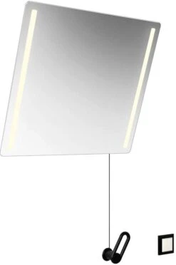 Hewi 801 Kipp-Lichtspiegel LED 801.01B40199 600x540x6mm, Matt, Reinweiß