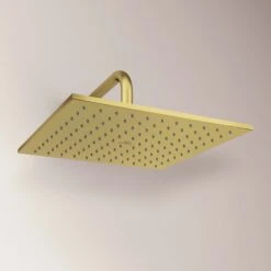 Ideal Standard Idealrain Atelier Regendusche A5805A2 Eckig, 300 X 300 Mm, Brushed Gold -Geberit Store Ideal Standard Idealrain Atelier Regendusche A5805A2 eckig 300 x 300 mm Brushed Gold 9