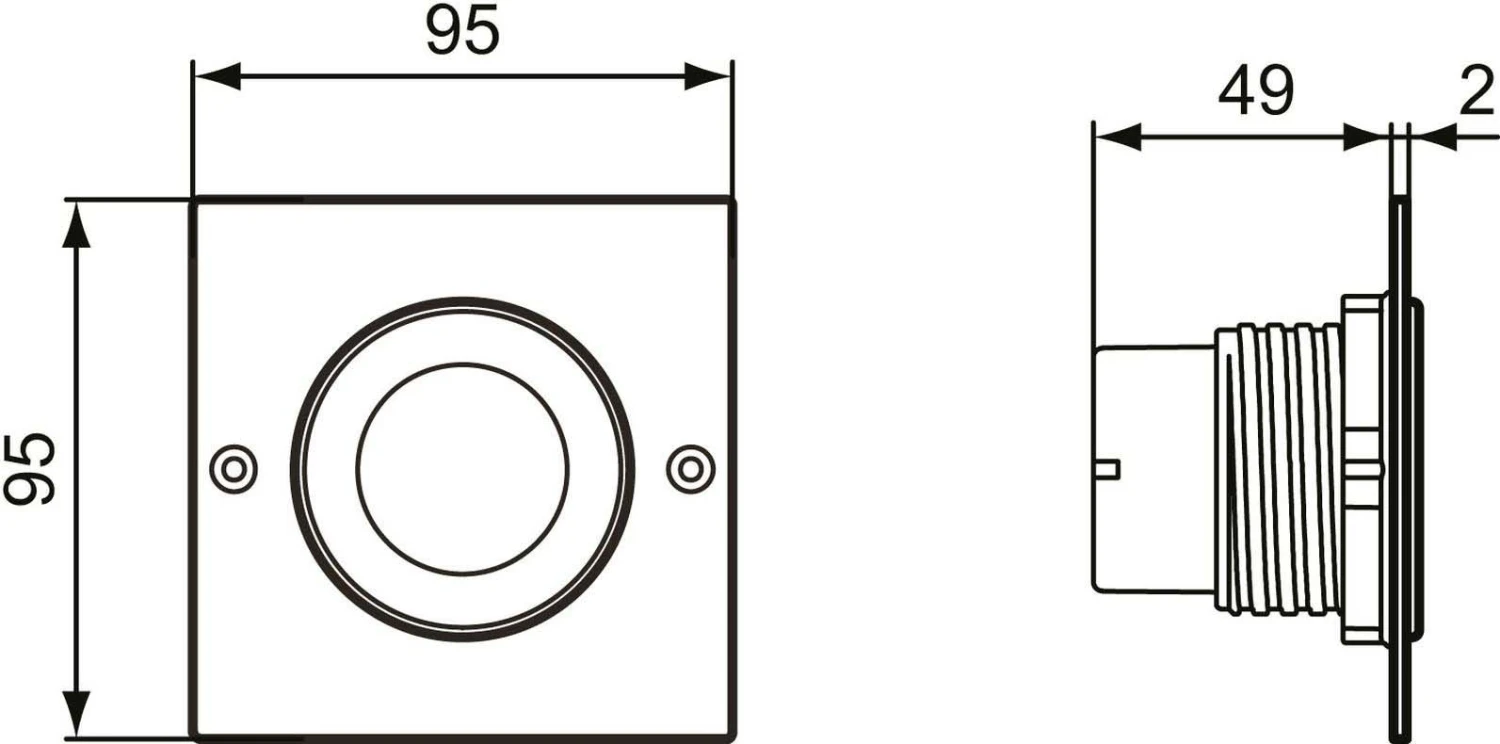 Ideal Standard Septa Pro WC-Betätigungsplatte R0135MY 95x51x95mm, Pneumatisch, Stahl Gebürstet 4 Ideal Standard Septa Pro WC-Betätigungsplatte R0135MY 95x51x95mm, Pneumatisch, Stahl Gebürstet – Bild 2