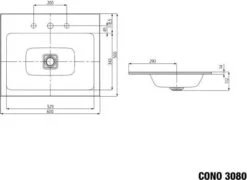 Kaldewei Cono Einbau-Waschtisch 901606003030 3080, 60x50cm, Bahamabeige Perl-Effekt, Ohne Überlauf, Ohne Hahnloch -Geberit Store Kaldewei Cono Einbau Waschtisch 901606003030 3080 60x50cm bahamabeige Perl Effekt ohne Ueberlauf ohne Hahnloch 8