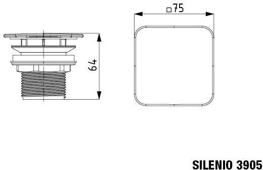 Kaldewei Permanentablaufventil 3905 905900000231 Eckiger, Emaillierter Deckel Pergamon 4 Kaldewei Permanentablaufventil 3905 905900000231 Eckiger, Emaillierter Deckel Pergamon – Bild 2