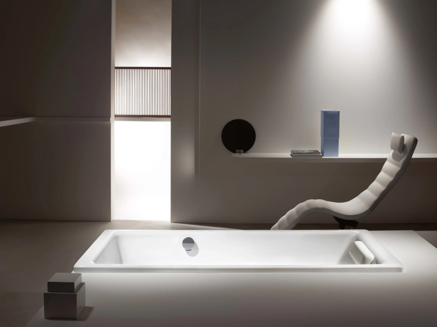 Kaldewei Puro Badewanne 258834013199 170x70cm, Überlauf Seitlich, Vollantislip Perl-Effekt, Manhattan 4 Kaldewei Puro Badewanne 258834013199 170x70cm, Überlauf Seitlich, Vollantislip Perl-Effekt, Manhattan – Bild 2